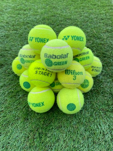 Used green dot tennis - 15,