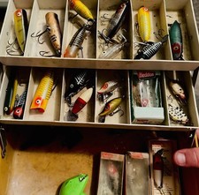 Heddon vintage fishing lures - fishing,
