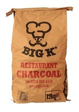 Big K Chilla-Grilla Restaurant Grade Charcoal 12kg Bag Lumpwood Charcoal New