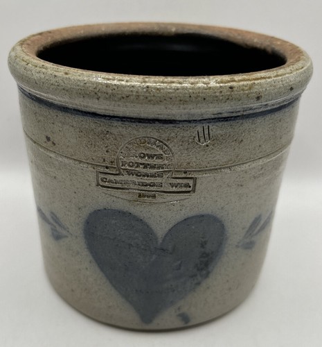 Rowe pottery crock - crock, glaze