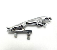 Chrome Jaguar Leaping Cat Hood
