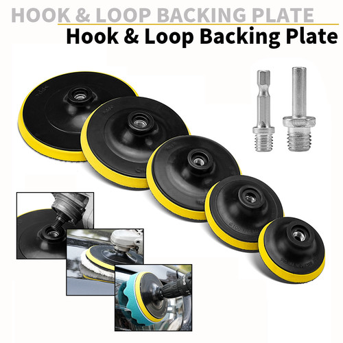 3pc 6in backer pads hook - pads, and