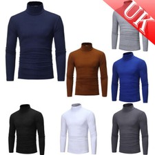 Mens Long Sleeves Turtle Neck