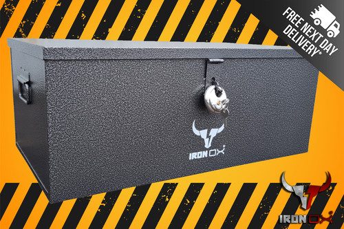 Metal tool box with lock - lock, 30"