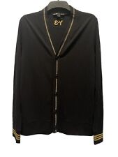 Y-3 Yohji Yamamoto Adidas Button Front Sweatshirt Cardigan Black Size Medium