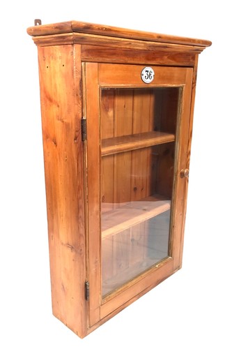 Antique wooden pine glass - pine,