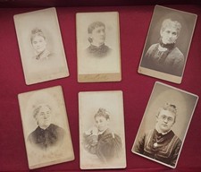 Antique Cabinet Card Ladies of