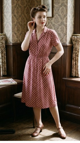 Vintage monteau 1940s - 1940s, style