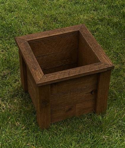 Wooden garden planters - garden,