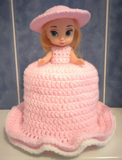 Handmade Crochet Doll Toilet