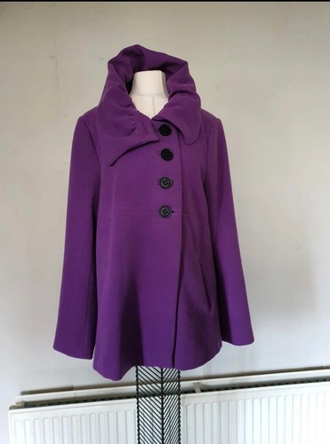 Comma purple short swing coat - comma,