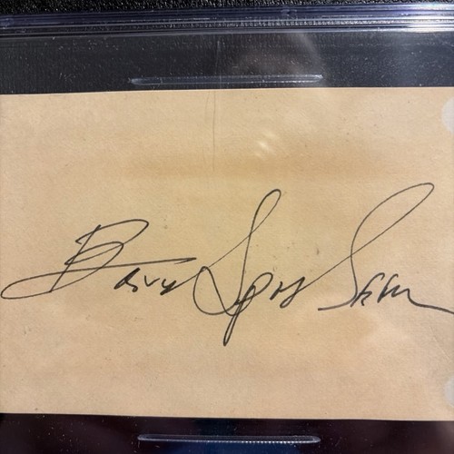 Bruce springsteen autograph - bruce,