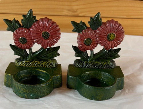 Vintage pair cast iron - vintage,