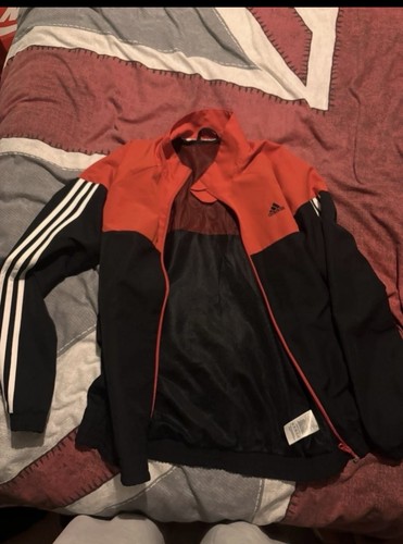 Adidas men red black - men's, m