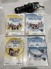 We Sing Wii Bundle With Microphone We Sing & We Sing Encore 2 Games + Microphone