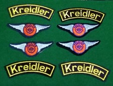 Lot of 8 Vintage 1980s Kreidler Motorcycle cloth sew on patches