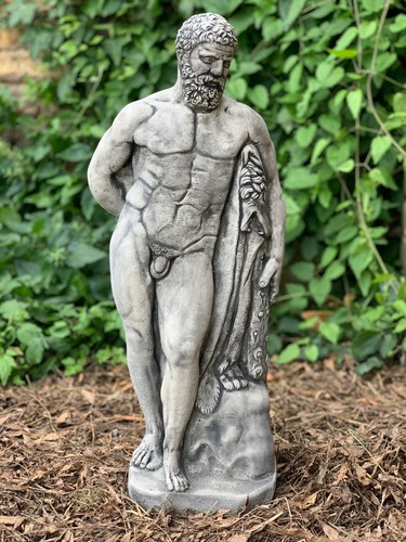 Concrete zeus figurine stone - concrete,