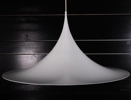 Large semi pendant - large, fog