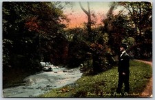 Wade Park Scene Man In Suit &