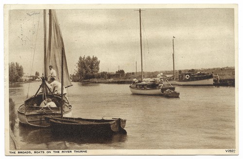 The broads boats - the, river