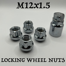 Locking Wheel Nuts M12x1.5 Open (Zinc) For Toyota Corolla Chaser Corsa Century