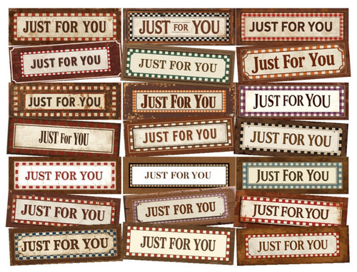 Just for you - for,