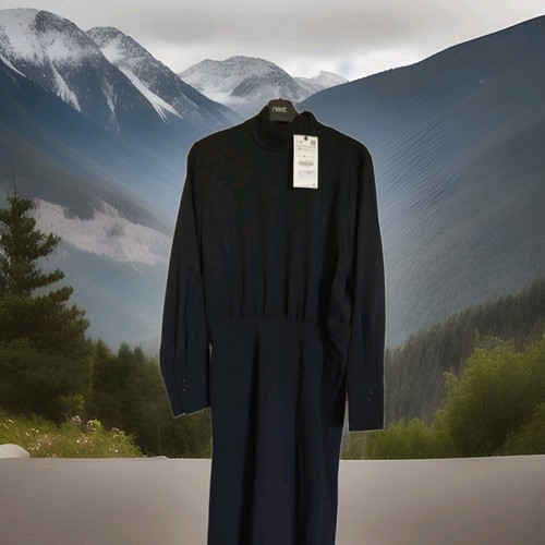 Zara black long dress - zara, dress,