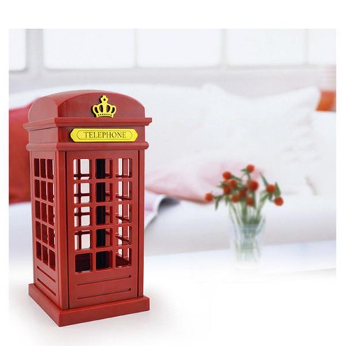 Retro telephone booth led - retro,