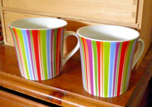 Pair multicoloured striped - multicoloured,