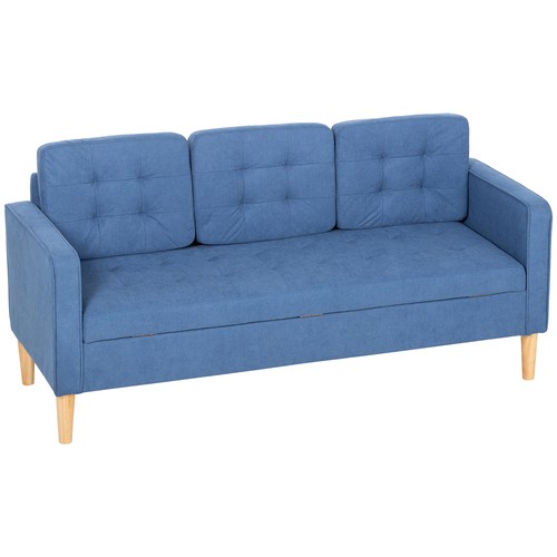 Blue seater sofa with - blue,