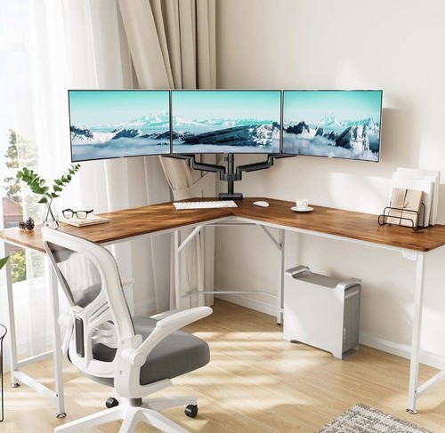 Elived triple monitor arms for - arms,
