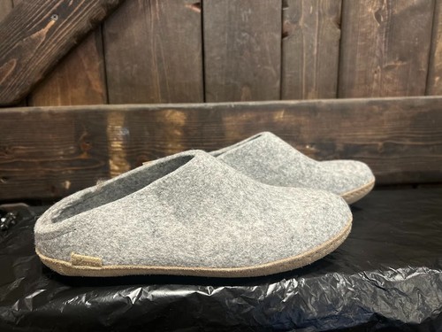 Glerups slip gray wool - slip, on