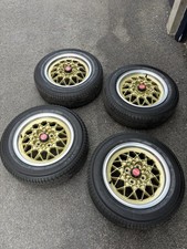 BBS 14 Inch Mahle Et33 6J 4x100 Gold BMW E10 2002 Tii 1602 E21 Mk1 Caddy Golf