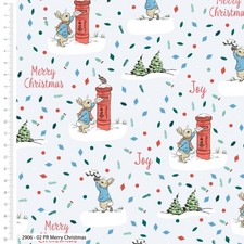 Peter Rabbit Christmas Fabric