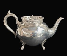 DAVIS & SONS GLASGOW EP SILVER-PLATED TEAPOT