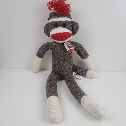 Schylling sock monkey plush - schylling,