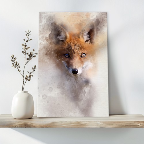 Fox art canvas - art,