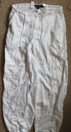 Motel ivory parachute trousers - motel,