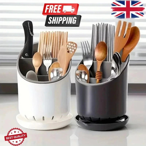 Plastic cutlery drainer - plastic, holder
