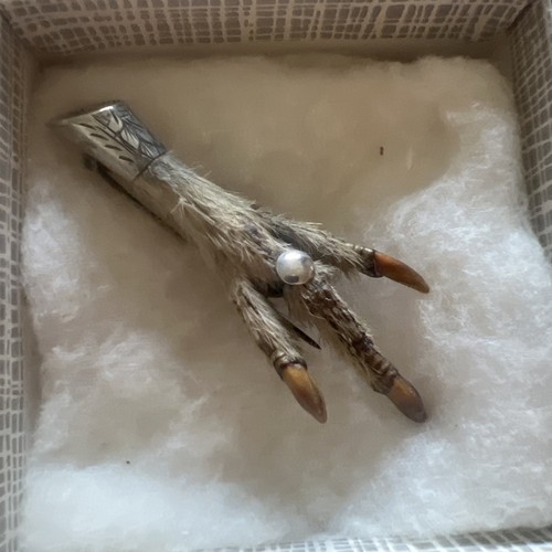 Scottish grouse foot brooch - grouse,