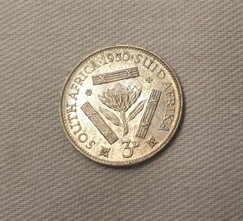 South african threepence - south,