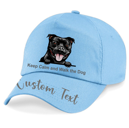 Personalised staffie keep calm - staffie,