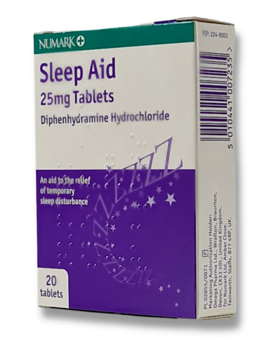 Sleep aid 25mg tablets - aid,
