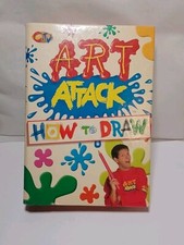 Art Attack How To Draw FunFax Hardback Organiser 90s Kids TV Retro Rare