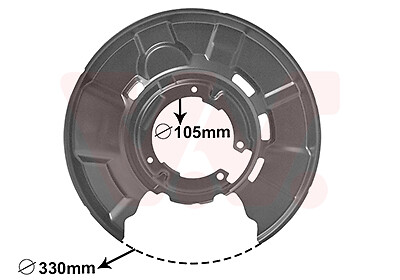 Splash panel brake - panel,,