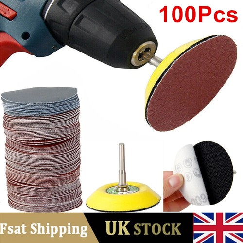 100pcs 75mm sanding discs pad - discs,