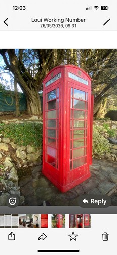 Red telephone box - ,, kiosk