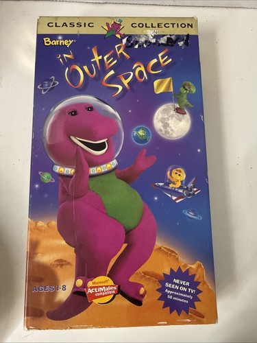 Barney outer space - space, vhs