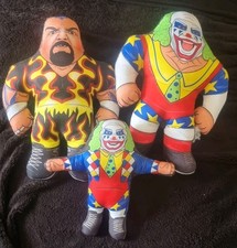 WWF Wrestling Buddies 2 Pack Dink & Doink + Bam Bam Bigelow WWE Wrestling WCW