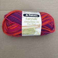 Patons fairytale Dreamtime  100% baby wool DK Shade 04185 - pink purple red mix 
